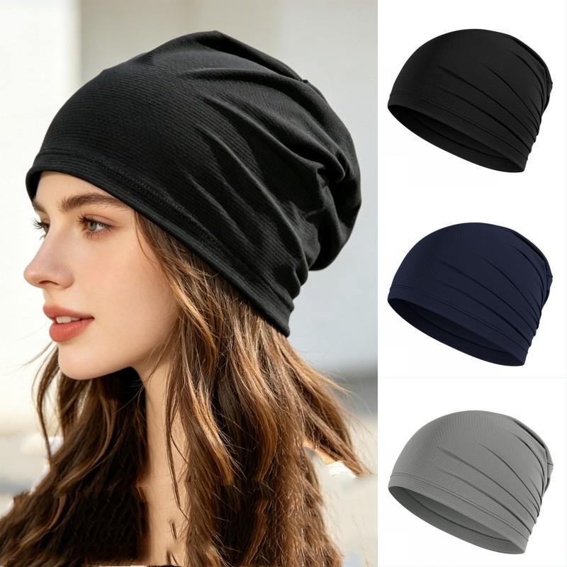 Skull Cap Helmet Liner - หมวกบีนนี่แบบยืด แห้งเร็ว ระบายอากาศได้ดี เหมาะสำหรับกีฬา วิ่ง ปั่นจักรยาน