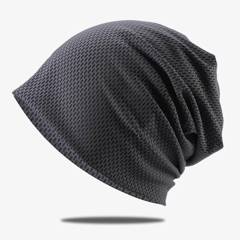 Running Cap Lightweight - หมวกวิ่งตาข่ายระบายอากาศสำหรับผู้ชาย แห้งเร็ว ซับเหงื่อ หมวกกีฬาแบบสกัลแคป น้ำหนักเบา ใช้เป็นซับในหมวกกันน็อคสำหรับปั่นจักรยาน