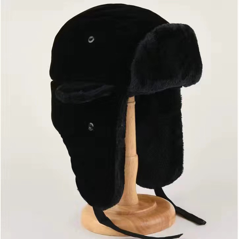 Winter Trapper Hat - หมวกกันลมสำหรับปั่นจักรยานในฤดูหนาว หมวกผ้าฝ้ายอุ่นสำหรับผู้หญิง มีที่ปิดหู หมวกทรงห้าแฉกแบบยูชานกา สำหรับกันความหนาวในภาคตะวันออกเฉียงเหนือ