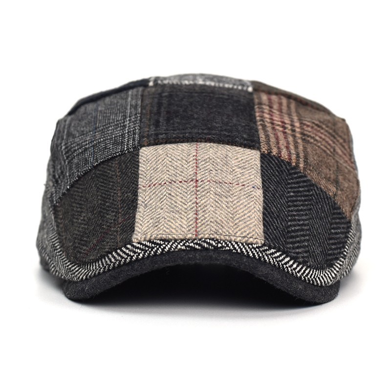 Dad Hat Cotton - High-End Classic Men's Patchwork Newsboy หมวก