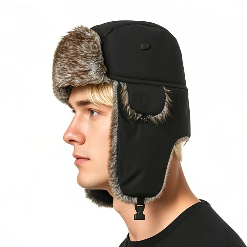 หมวกอูชานกาแบบรัสเซียสำหรับฤดู - Winter Trapper Hat บทวิจารณ์และราคา