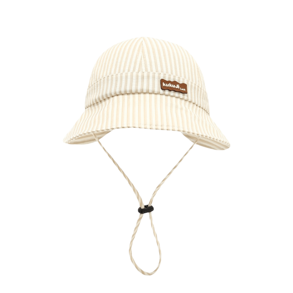 หมวกบักเก็ตเด็กแบบใหม่ลายทาง ป - Bucket Hat Cotton บทวิจารณ์และราคา