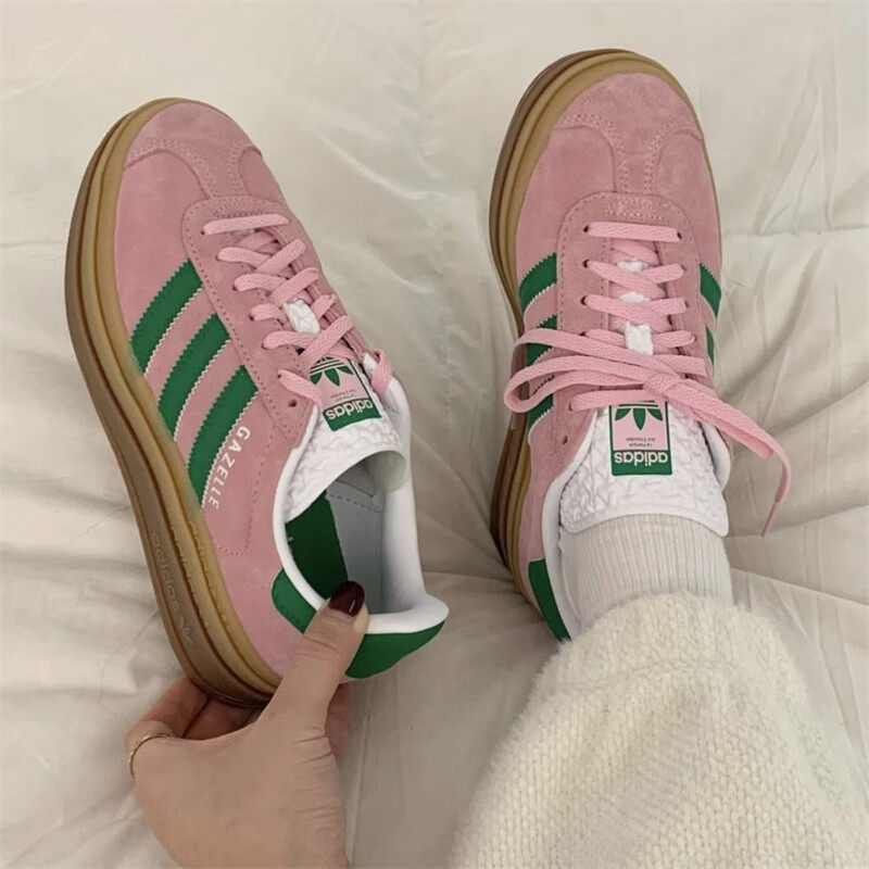 อาดิดาส IE0420 รองเท้าผ้าใบหนั - Adidas Shoes Gazelle บทวิจารณ์และราคา