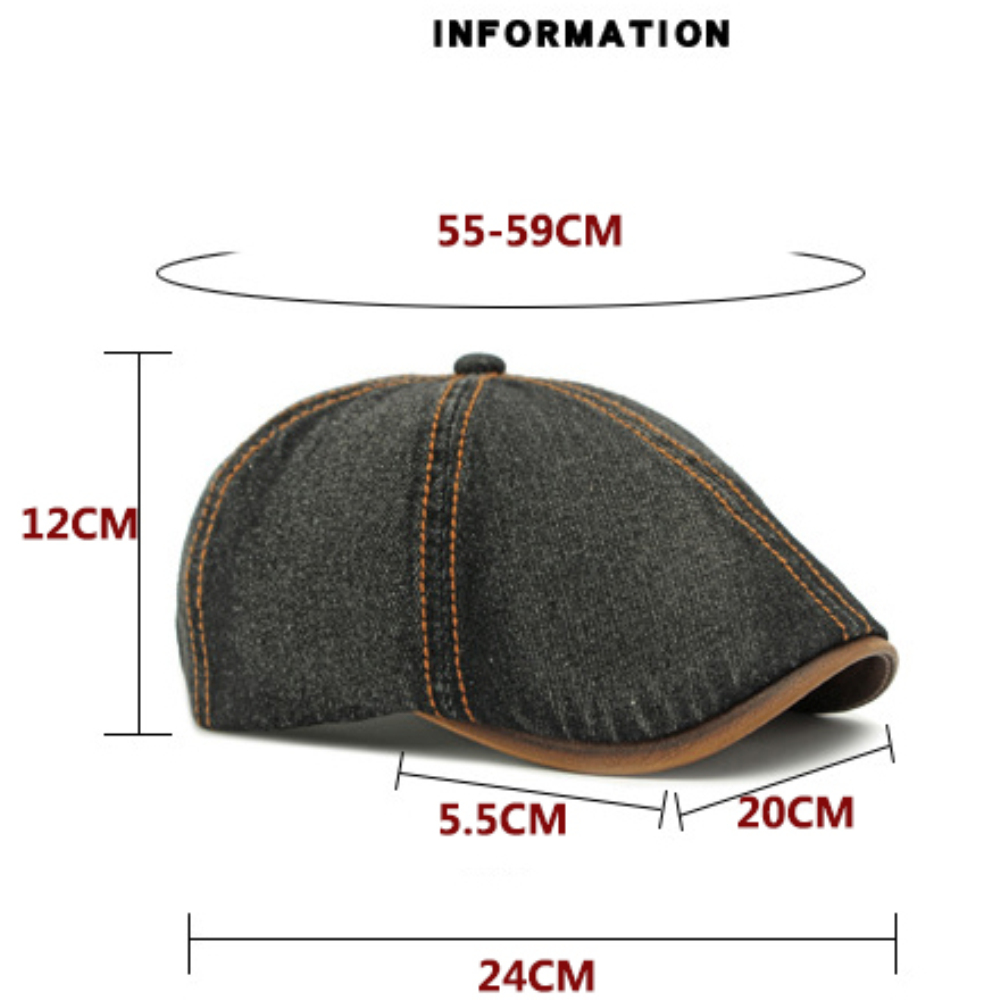 HT4735 Berets สําหรับผู้ชายผู้ - Dad Hat Cotton บทวิจารณ์และราคา