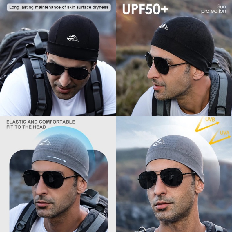 หมวกบีนนี่ตาข่ายระบายอากาศแห้ง - Skull Cap Helmet Liner บทวิจารณ์และราคา