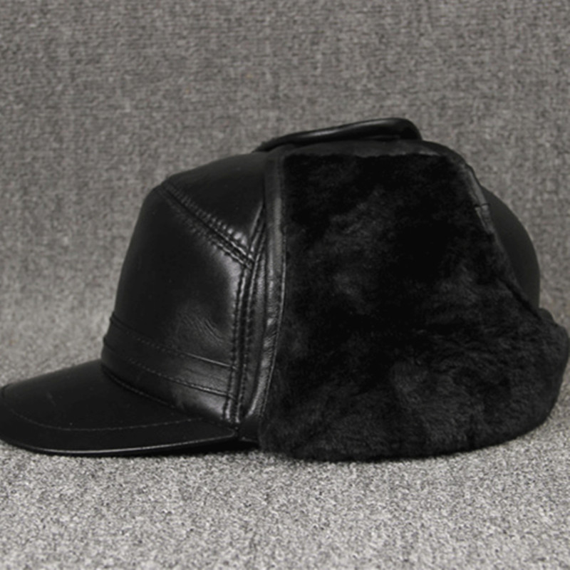 หมวกหนังแท้ หมวกกันหนาวทรงบอมเ - Winter Trapper Hat บทวิจารณ์และราคา
